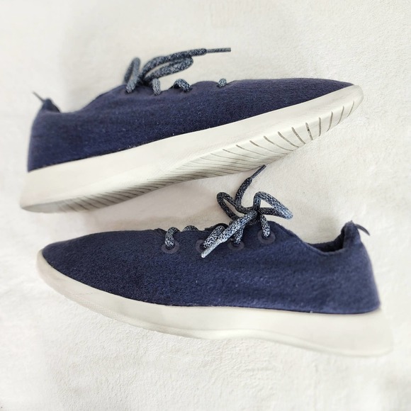Allbirds Mens Wool Runners. Navy. 0918 NV1. Removable Insole. Washable.  EUC 12 - Picture 7 of 10